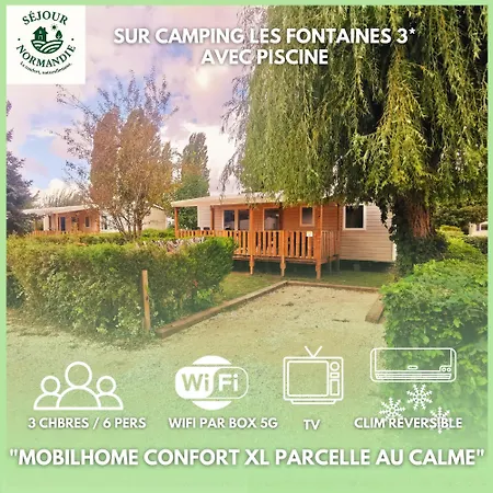 Sejour Normandie - Mobilhome Premium 3ch-6p Avec Tv-wifi-clim Dans L'eure - 151 Ivry-la-Bataille